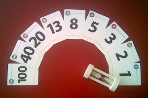 Example of Planning Poker cards (source: www.it-zynergy.com)
